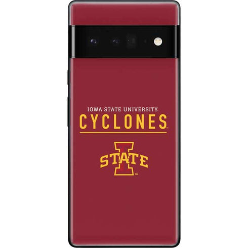 Iowa State University Athletic Text Google Pixel 6 Pro Skin
